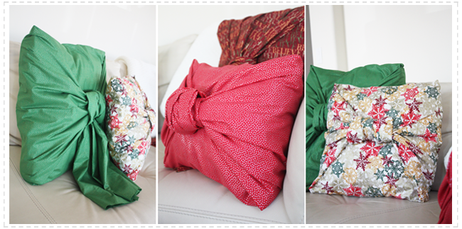 Diy christmas shop pillows no sew